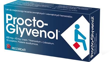 Procto-Glyvenol® czopki – skutecznie środek do łagodzenia objawów choroby hemoroidalnej