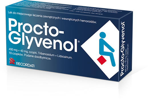 Procto-Glyvenol® czopki – skutecznie środek do łagodzenia objawów choroby hemoroidalnej